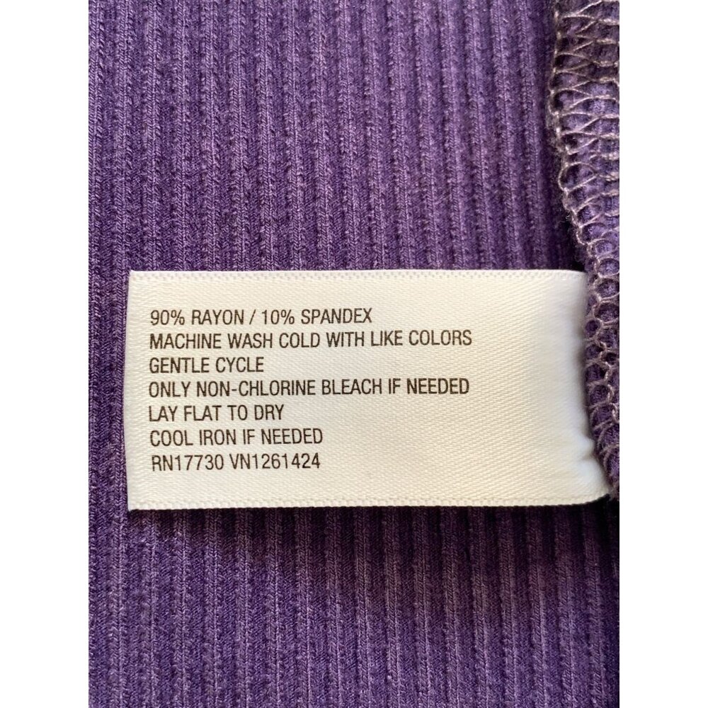 Wild Fable Junior Purple Summer Stretchy Ribbed Halter Cropped Tank Top Size XS - Picture 11 of 11